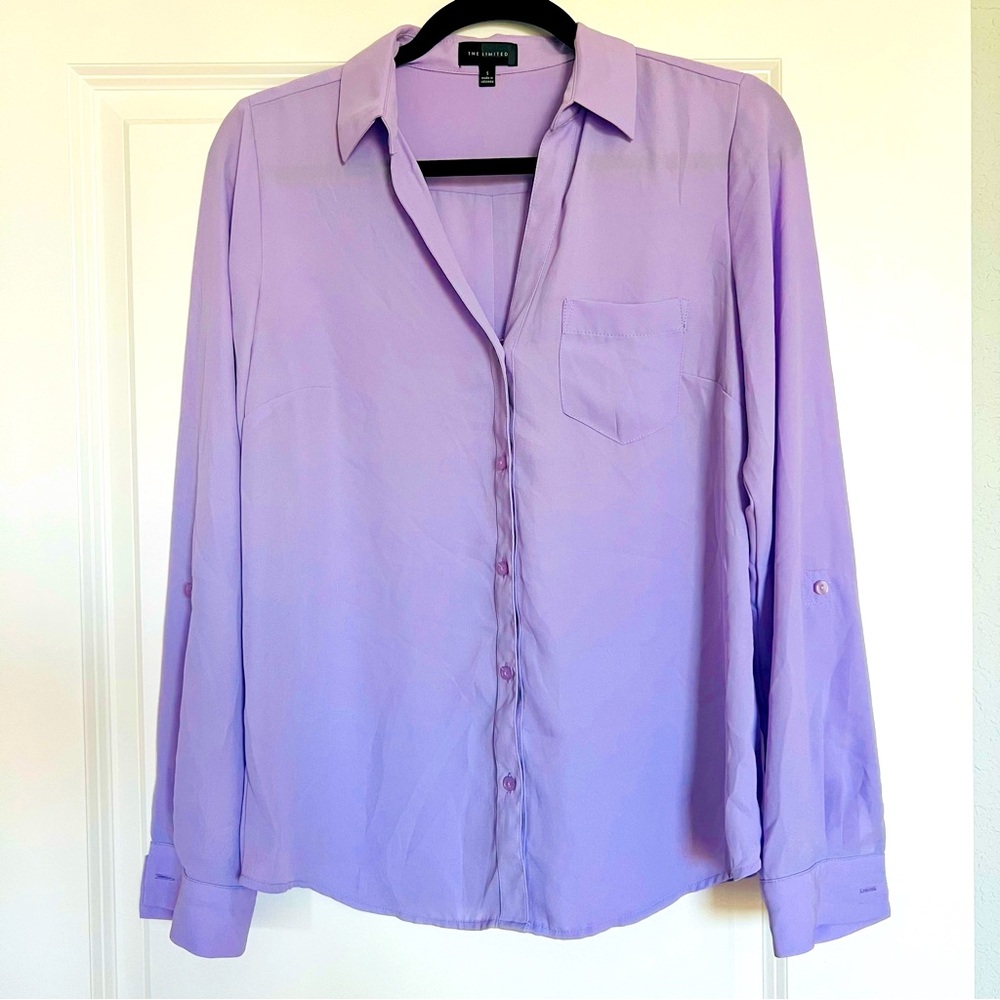 The Limited Lavender Button-Down Shirt